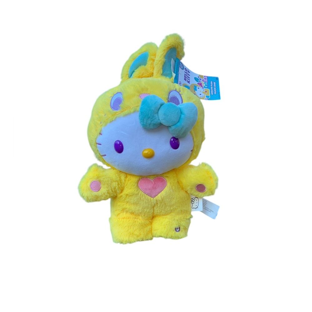 Sanrio Hello Kitty Easter Bunny Musical Side Stepper Collectible Plush
